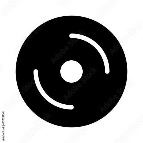 Compact Disc Electronics Devices Technology Products vector icon
