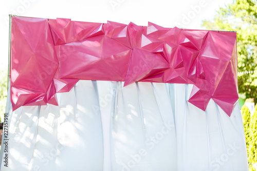 Abstract - pink wrapping paper texture close-up