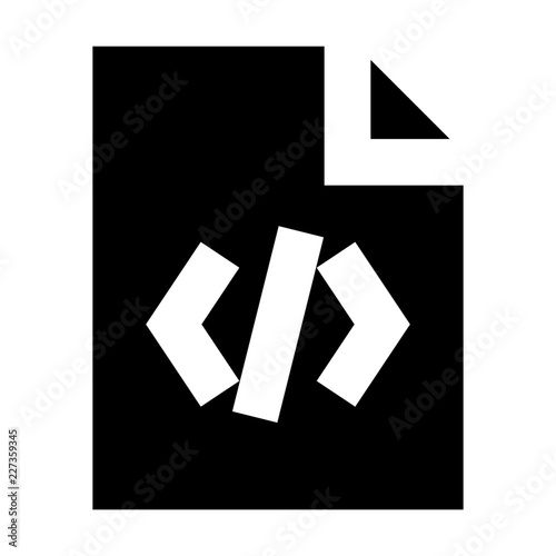 Document File Code Gui Web vector icon
