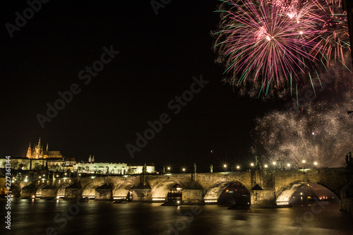 fireworks Prague night © Eva