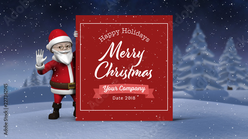 3D Santa Titles