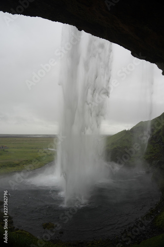 Wasserfall Seljalandsfoss   S  d-Island