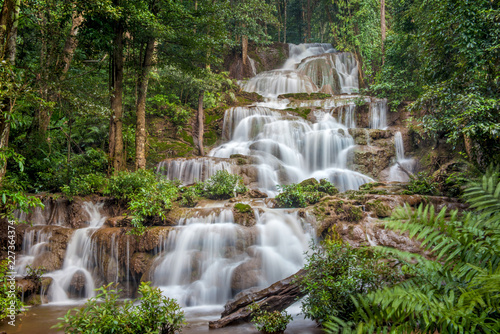 Pha Charoen Waterfall Tak Province Thailand.  