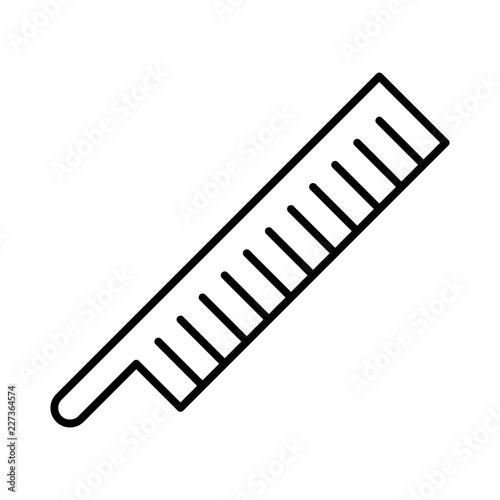 Comb Hairdresser Barber Coiffeur Haircutter vector icon