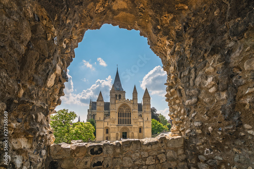View of the magnificent Rochester Cathedral photo