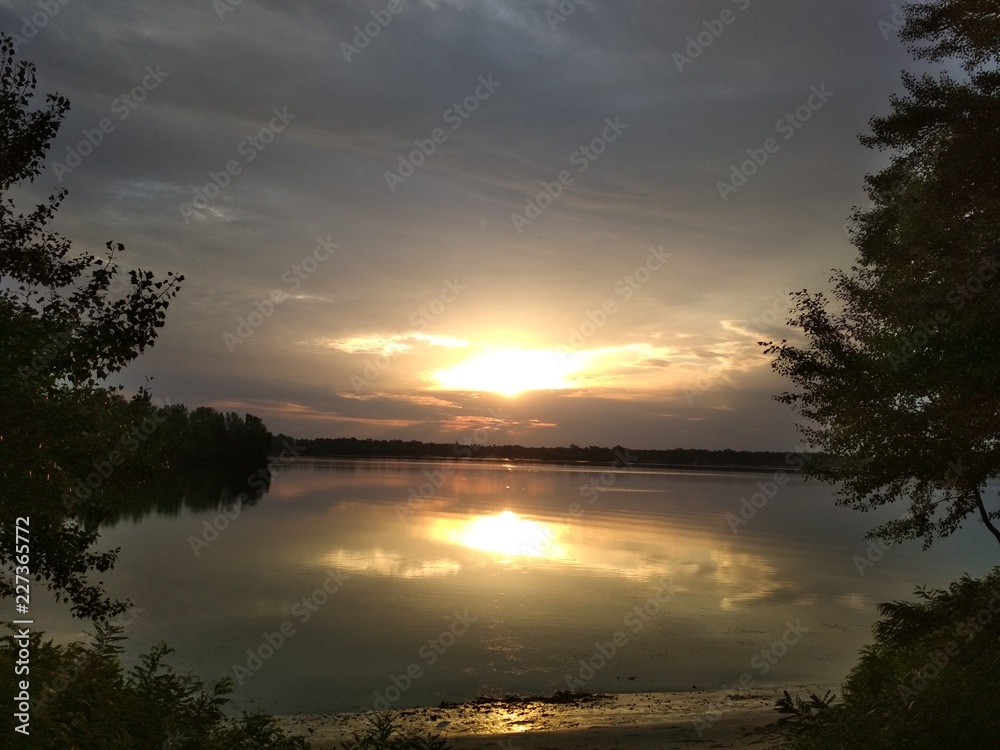 Fototapeta premium Beautiful sunset