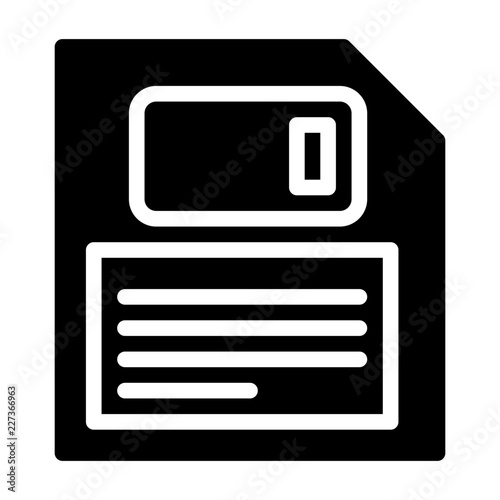 Floppy Disc Electronic Devices Hardware Electric Equipment vector icon