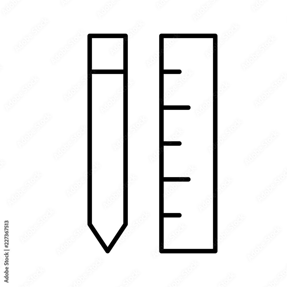 Draw Edit Design Stationary Office Desk vector icon Draw Edit Design Stationary Office Desk vector icon