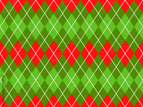 Christmas Red and Green Arg...