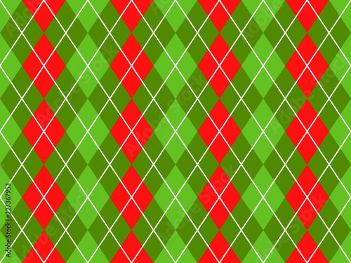 Christmas Red and Green Arg...