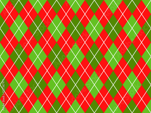 Christmas Red and Green Arg...