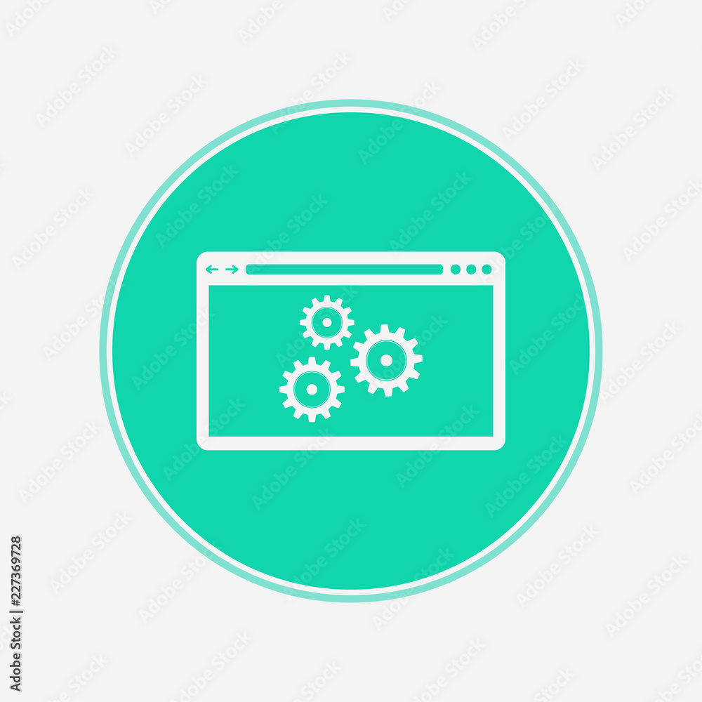 Browser vector icon sign symbol Browser vector icon sign symbol