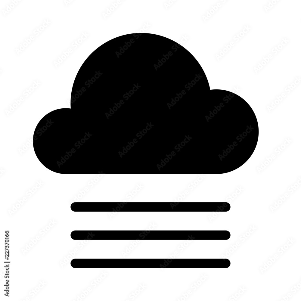 Fog Cloud Weather Forecast Atmosphere Atmospheric Condition vector icon Fog Cloud Weather Forecast Atmosphere Atmospheric Condition vector icon
