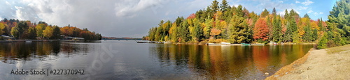 Panoramic of Fall colors