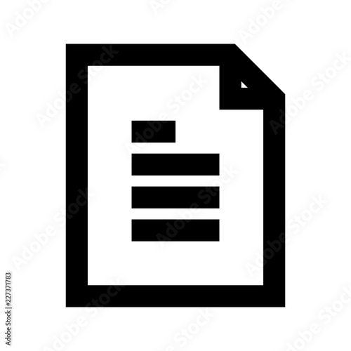 Document File Text Gui Web vector icon