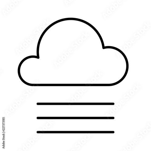 Fog Cloud Weather Forecast Atmosphere Atmospheric Condition vector icon