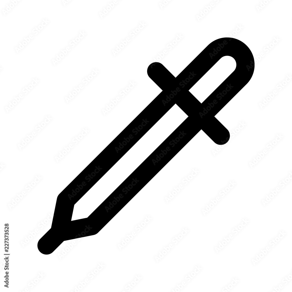 Eyedropper Pipette Medicine Grab Medical vector icon Eyedropper Pipette Medicine Grab Medical vector icon