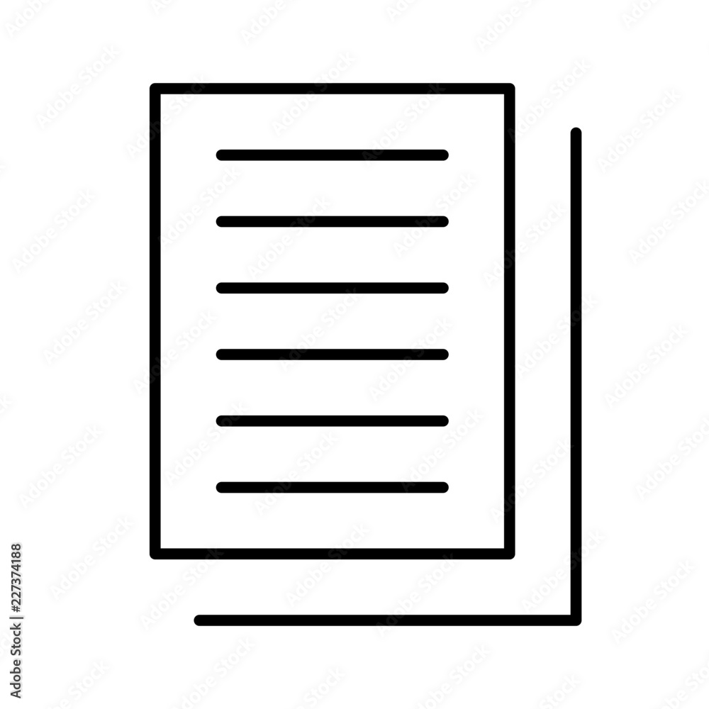 Documents Office Work Job Secretary vector icon Documents Office Work Job Secretary vector icon