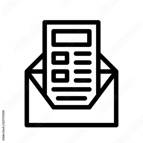 Email Newsletter Webdesign Service Agency Design Programming vector icon