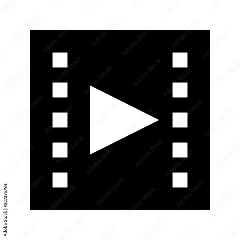 Filmstrip Media Multimedia Electronics Hardware vector icon Filmstrip Media Multimedia Electronics Hardware vector icon