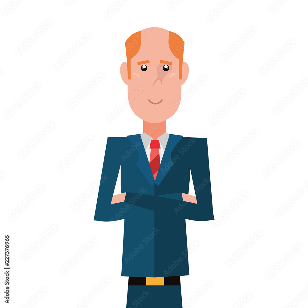 man portrait character on white background man portrait character on white background