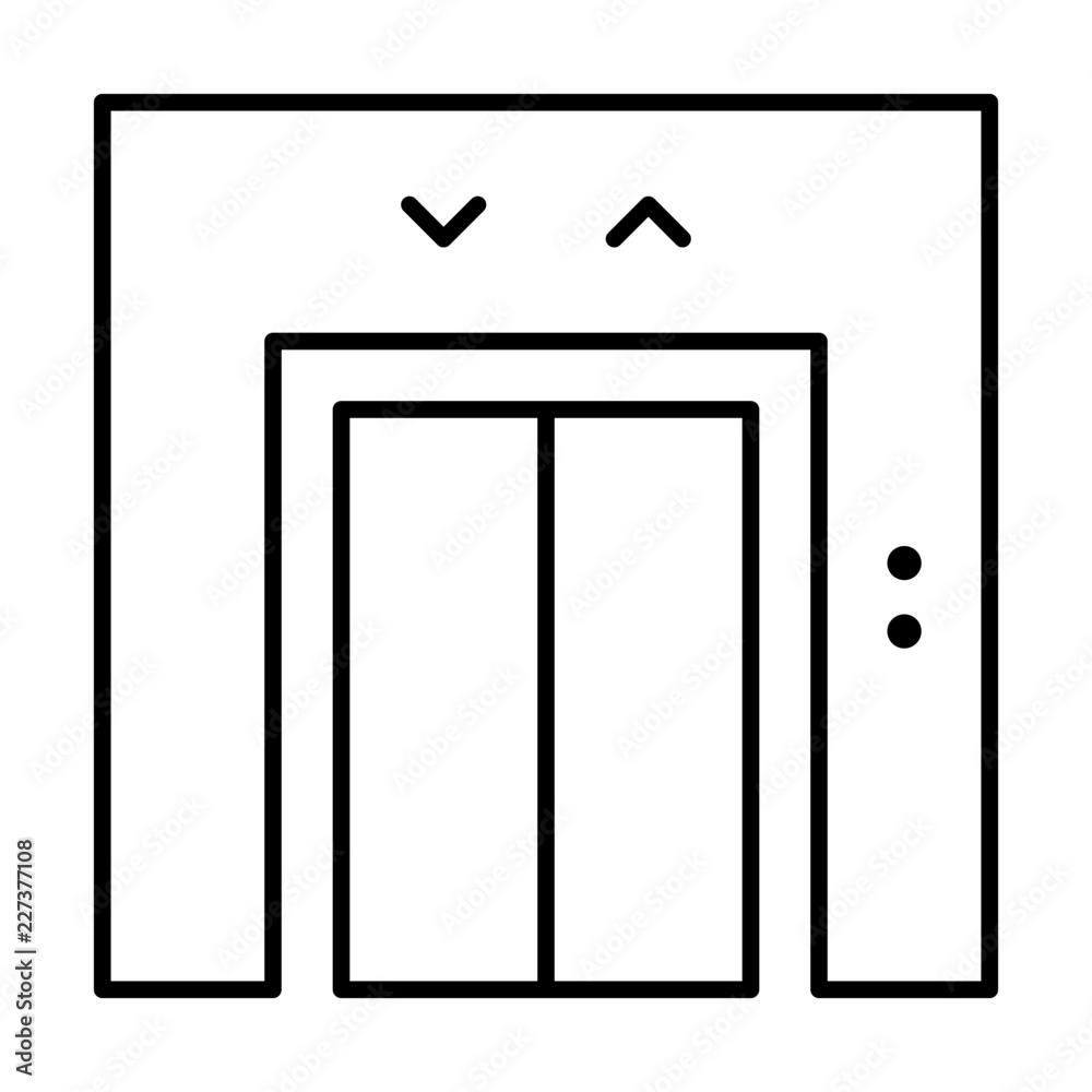 Elevator Hotel Service Booking Trip Travel vector icon Elevator Hotel Service Booking Trip Travel vector icon