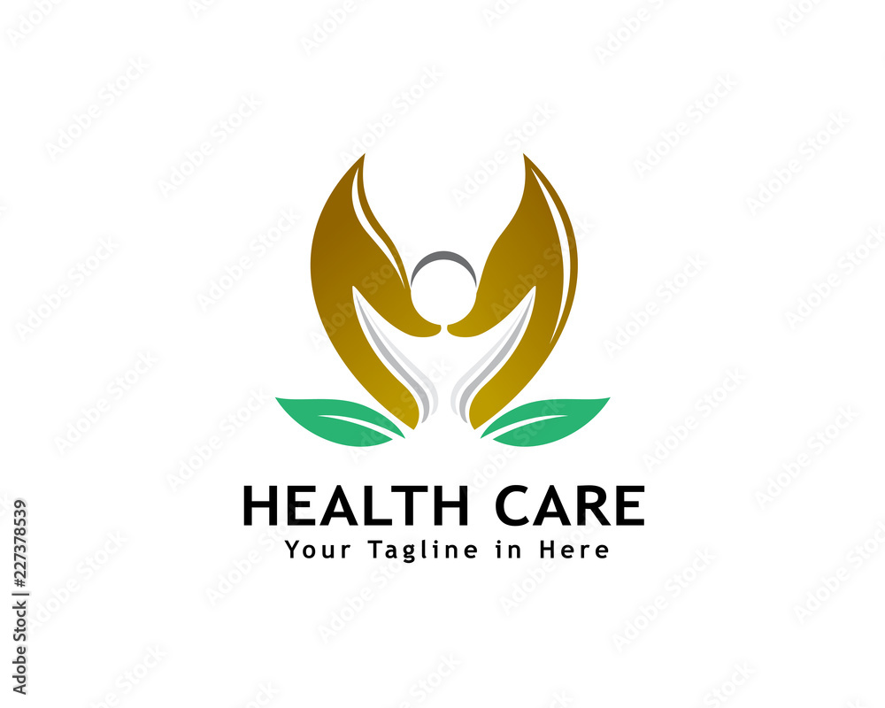 nature health care logo, body massage data logo nature health care logo, body massage data logo