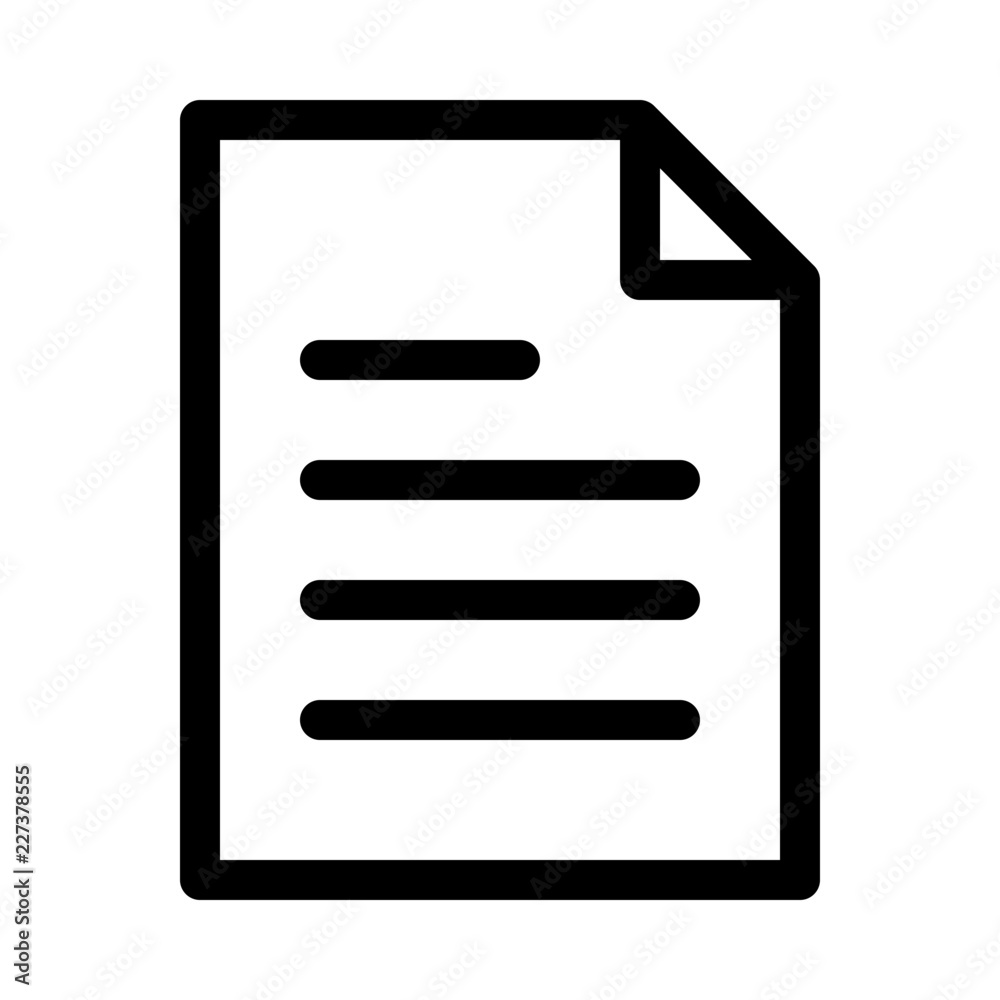 Document File Text Gui Web vector icon Document File Text Gui Web vector icon