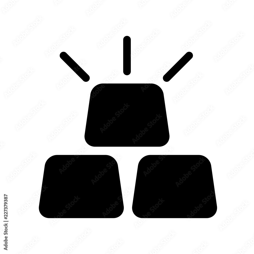 Gold Equity Money Finance Bank vector icon Gold Equity Money Finance Bank vector icon