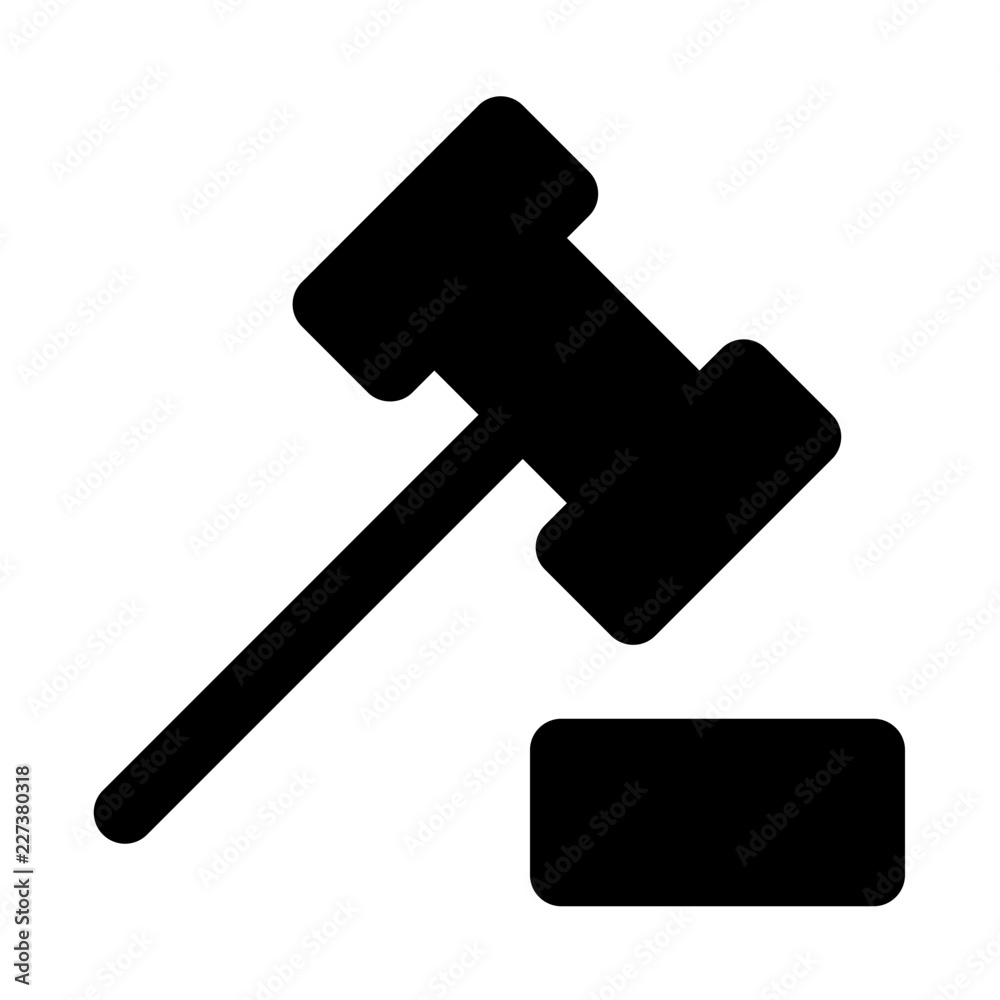 Gavel Justice City Town Map Locations vector icon Gavel Justice City Town Map Locations vector icon