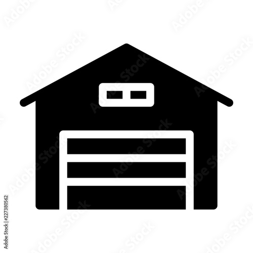 Garage Startup Business Office Company vector icon