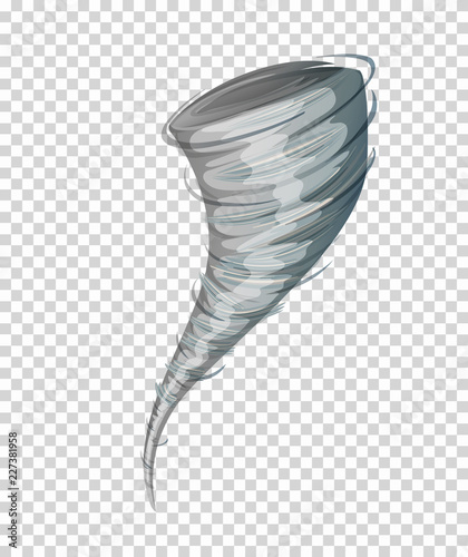 Tornado wind isolated vector
