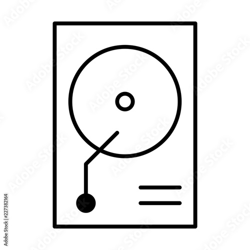 Hdd Harddisc Computer Service IT Programming Hardware Webdesign vector icon