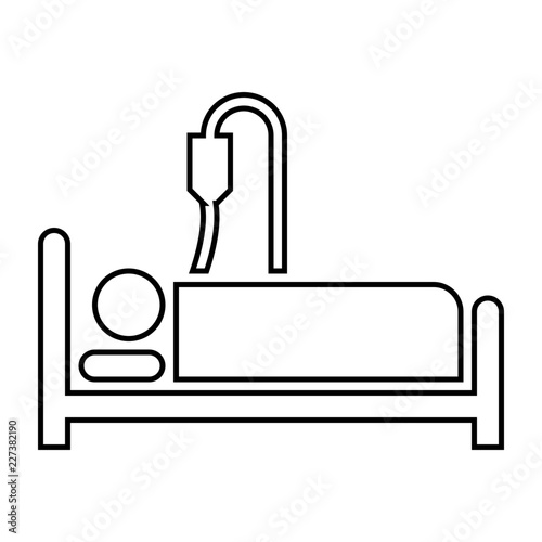 Intensive Care vector icon