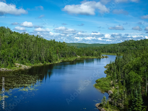 River in Algoma Summer, ON, Canada
