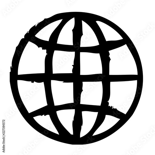 Globe Web Internet Computer Service IT Programming Hardware Webdesign vector icon