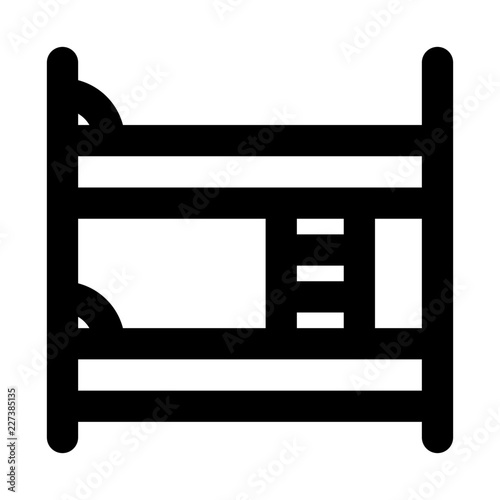 Hostel Bed Breakfast City Town Map Locations vector icon