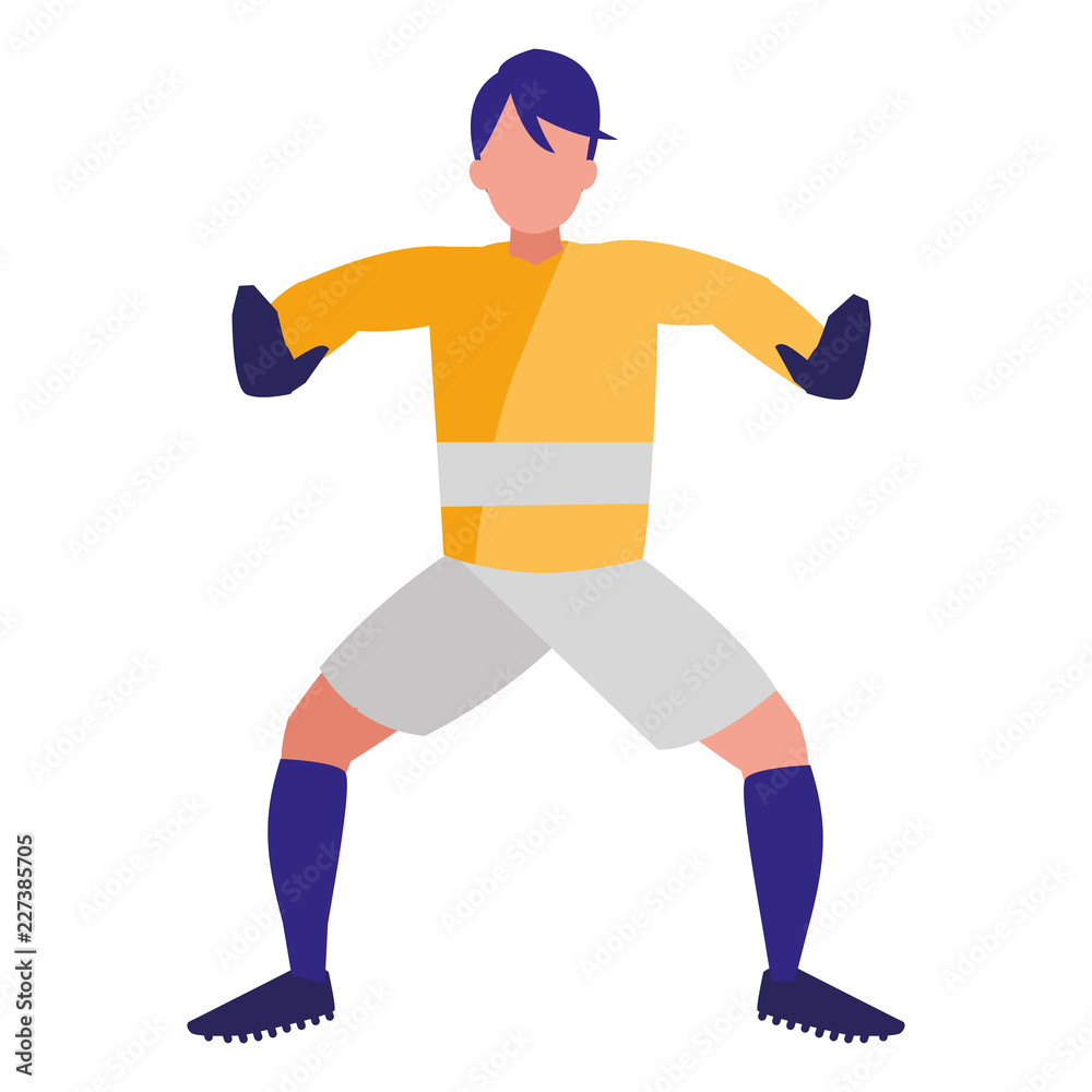 goalkeeper man icon goalkeeper man icon