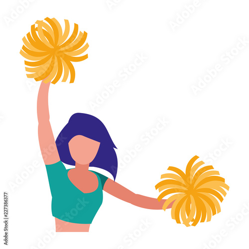 cheerleader girl icon