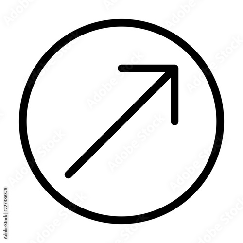 Grow Arrow Startup Business Office Company vector icon