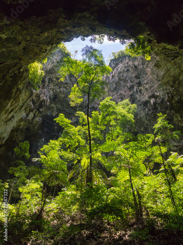 Sun Light Hole Phraya Nakhon Cave Prachuap Khiri Khan Thailand Portrait 2