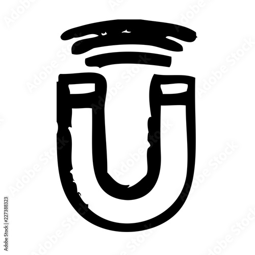 Magnet Attracting Work Business Seo Agency Work vector icon