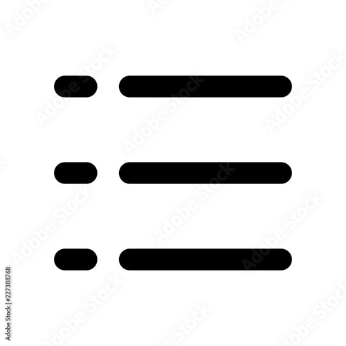 List Text Editor Write Author Writer vector icon