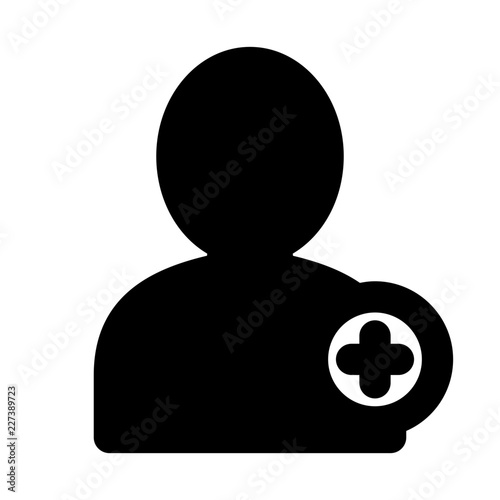 Male User Add Account Interface Login vector icon