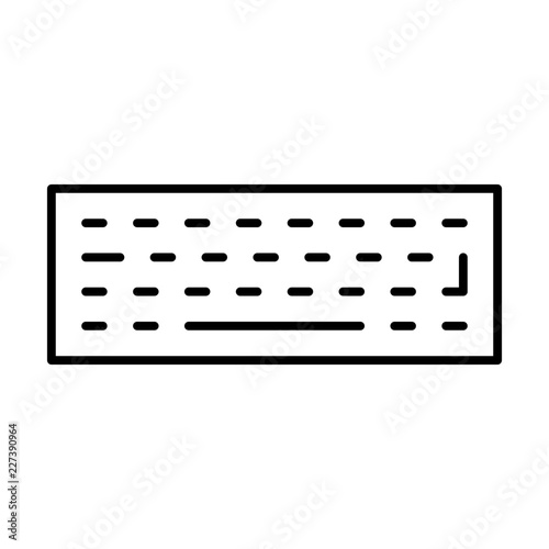 Keyboard Computer Service IT Programming Hardware Webdesign vector icon