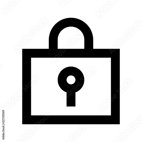 Lock Protection Security Secure Antivirus vector icon