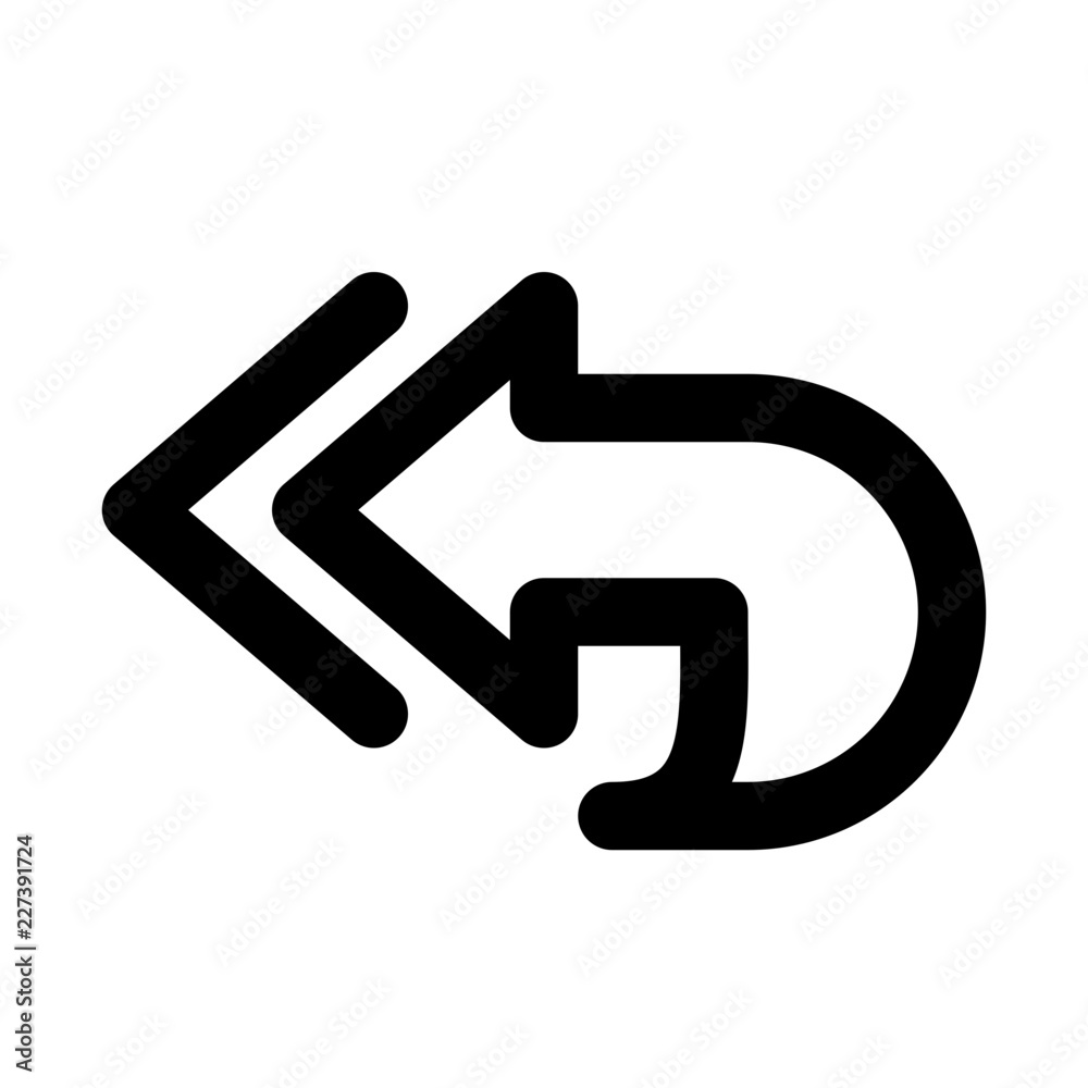 Mail Reply All Application Web Interface Software vector icon Mail Reply All Application Web Interface Software vector icon