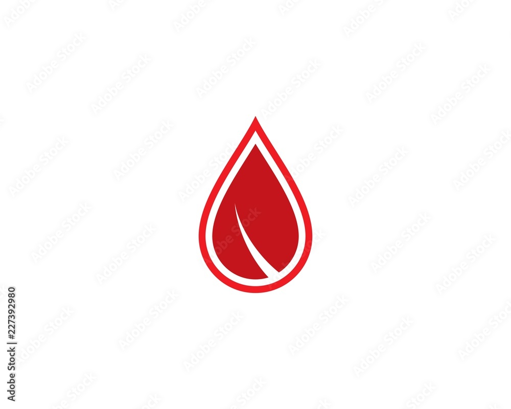 Blood logo illustration