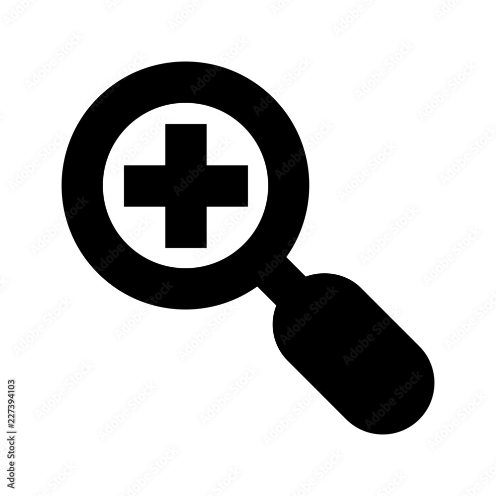 Magnisfying Glass Zoom IN Interface Gui Web vector icon Magnisfying Glass Zoom IN Interface Gui Web vector icon