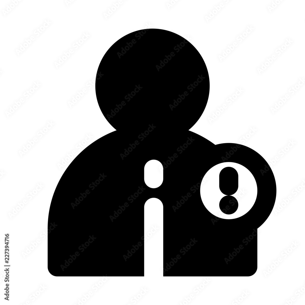 Manager Check Attention Account Interface Login vector icon Manager Check Attention Account Interface Login vector icon